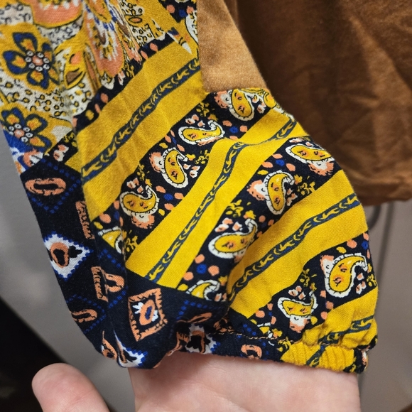 Oversized Boho Long-sleeved Shirt NWOT - Picture 13 of 13